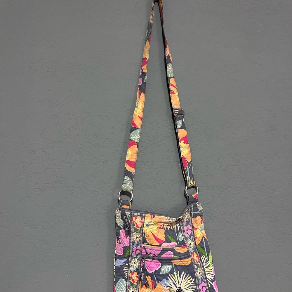 Vera Bradley Black Crossbody Bag with Elegant Design